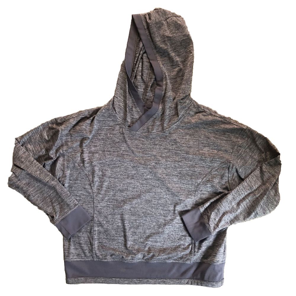 Mondetta Performance Luxury Women's Heather Gray /‎ Light Purple Hoodie L